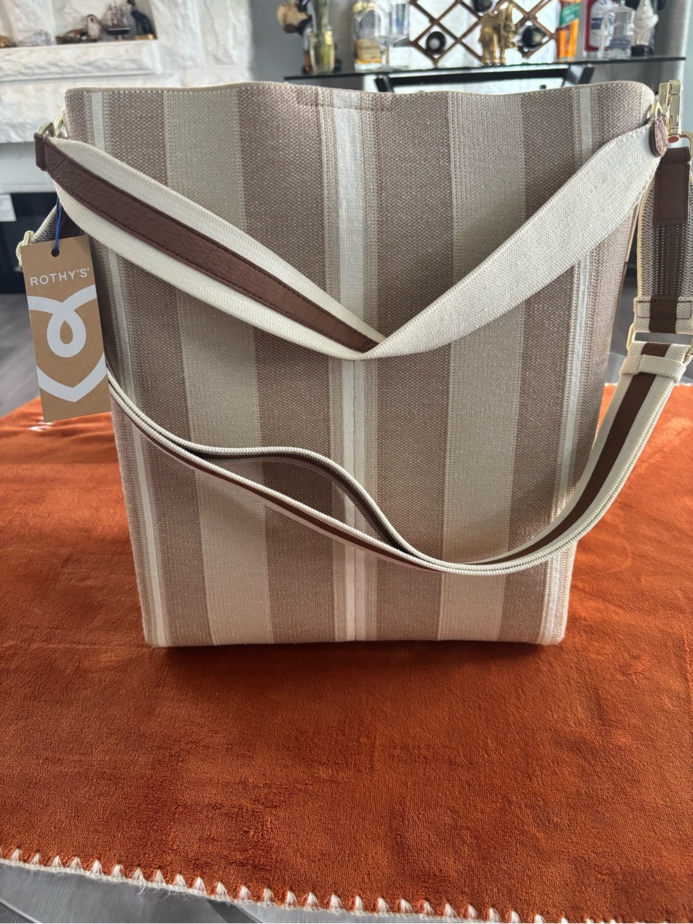 Rothy's Oat Latte The Bucket Bag